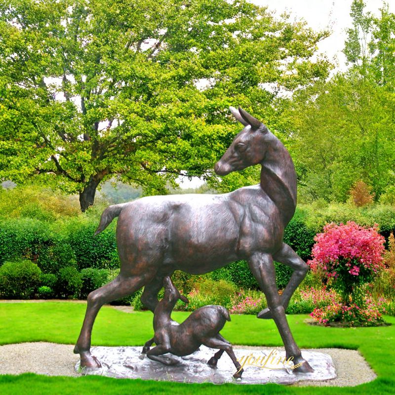 Fawn Garden Statue