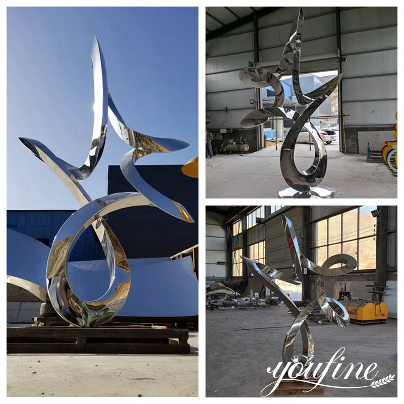 abstract outdoor metal sculpture