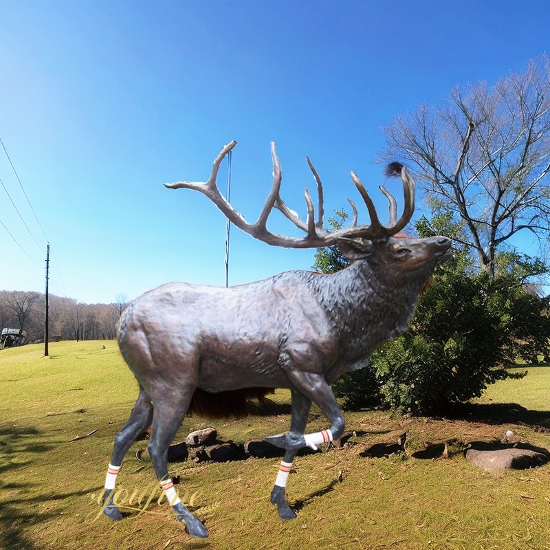lifesize elk sculpture