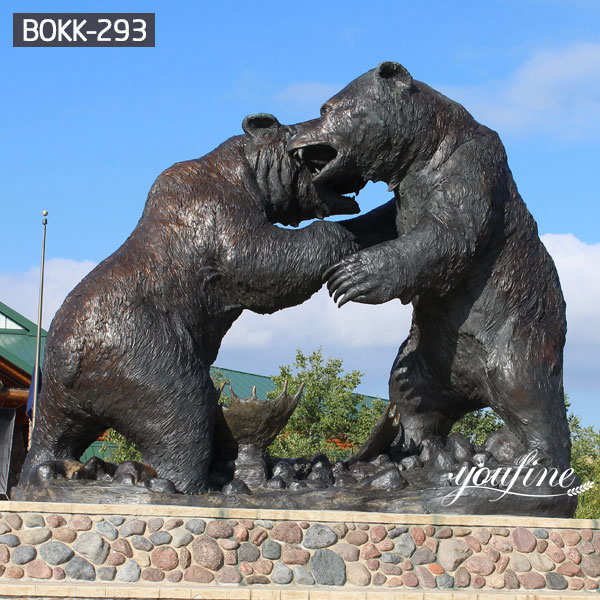 Large Casting Bronze Bear Statue for Sale BOKK-293