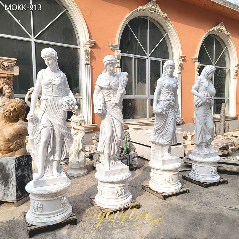 Life-Size-Marble-Four-Seasons-Statues-Garden-for-Sale-3