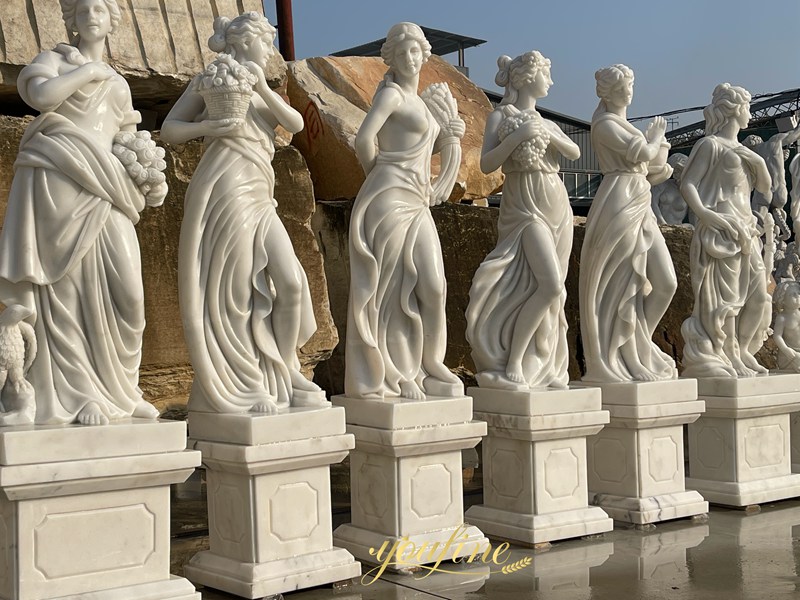 Marble Four Seasons Statues Garden for Sale 1