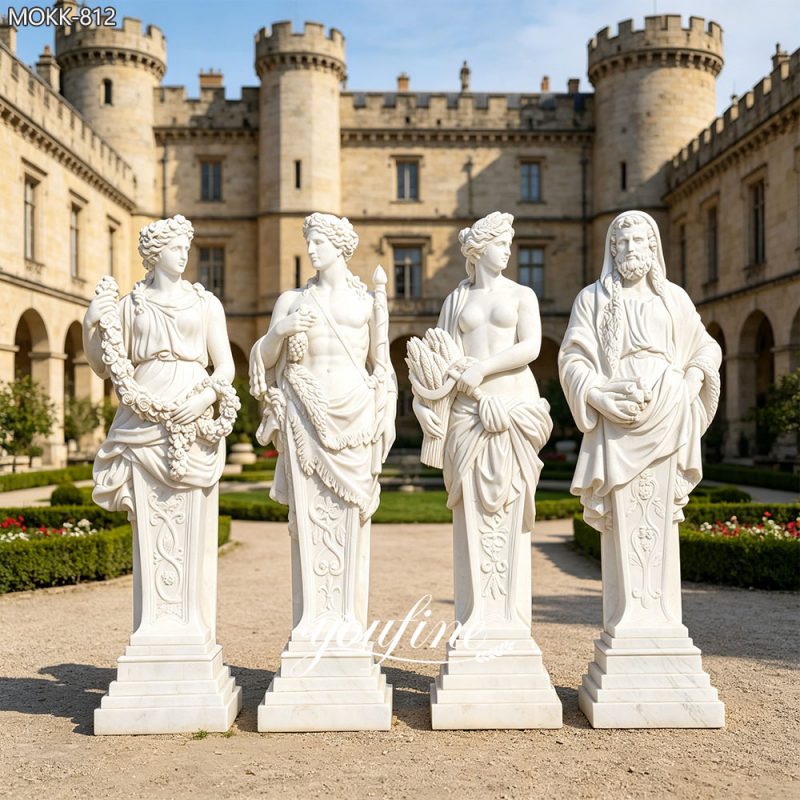 Outdoor Garden Four Seasons God Marble Statues for Sale
