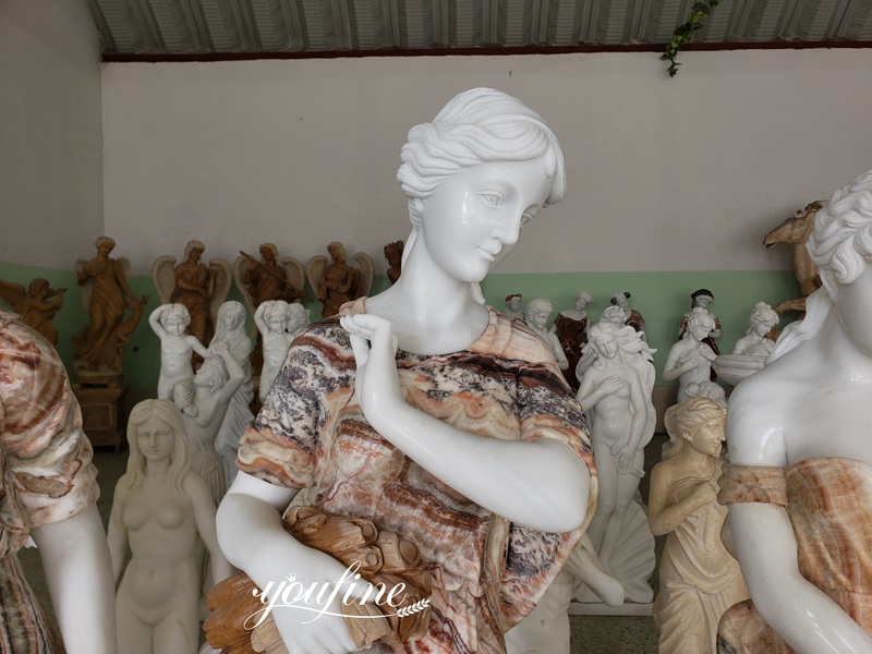 Four Seasons Goddess Statue DETAIL