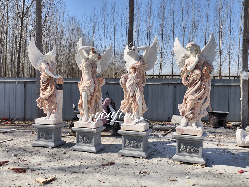 four season angel statue