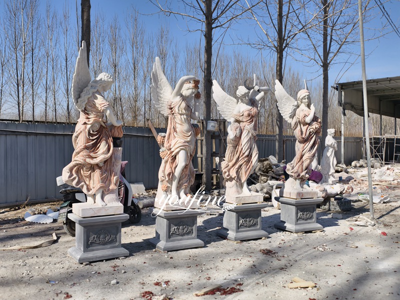 four season angel statues