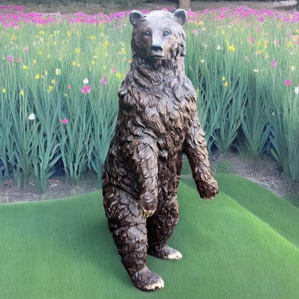 grizzly bear statue