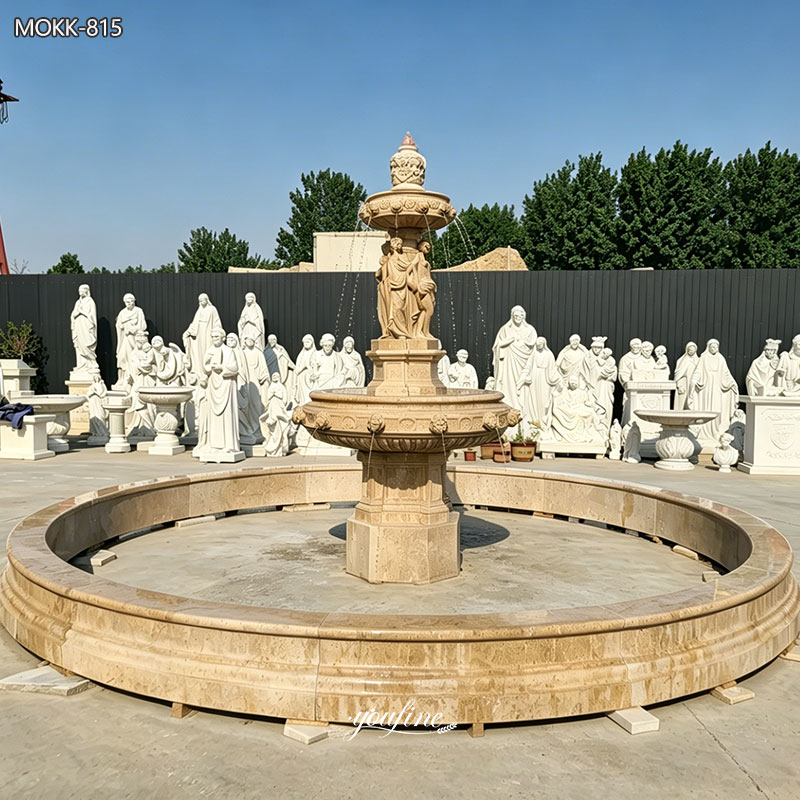 Fuente de agua de mármol para jardín