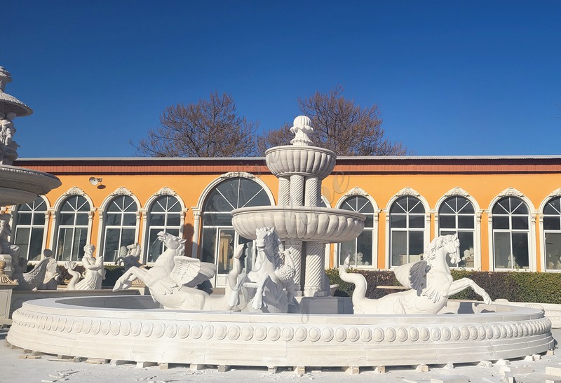 outdoor horse water fountain