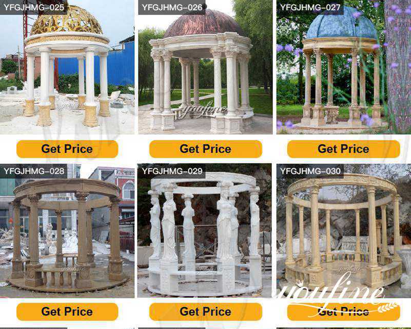 outdoor marble gazebo