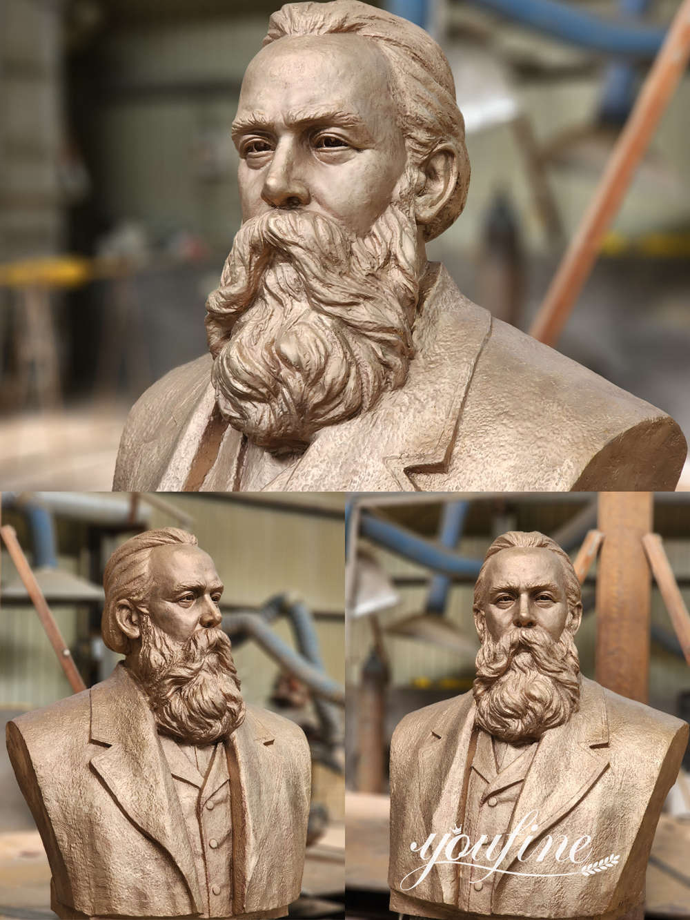 Custom Bronze Bust Sculpture