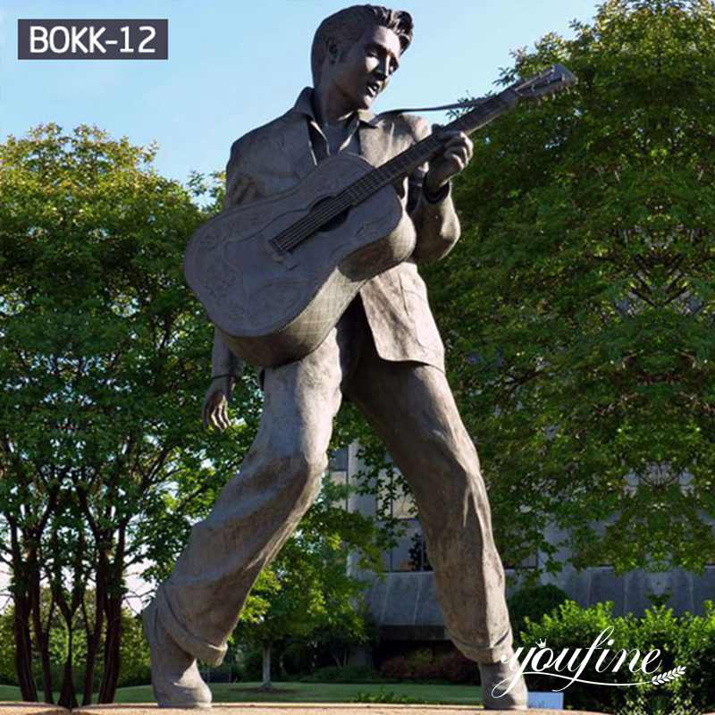 Custom Life Size Bronze Elvis Presley Statue for Sale BOKK-12