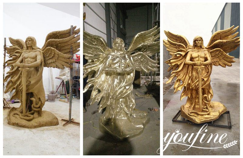 Custom Male Angel Bronze Statues