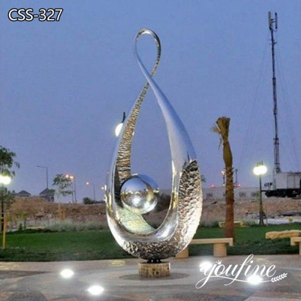 Garden Metal Outdoor Light Sculpture for Park for Sale