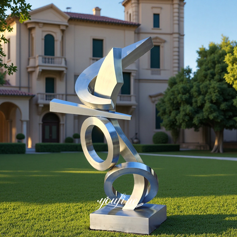 abstract metal art sculptures