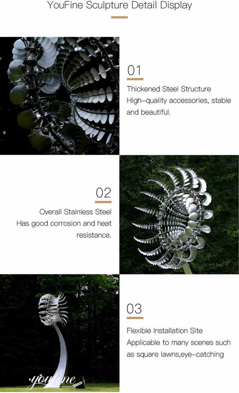 large kinetic wind sculpture process