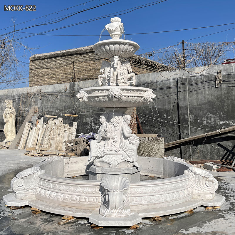 marble fountain for garden test water