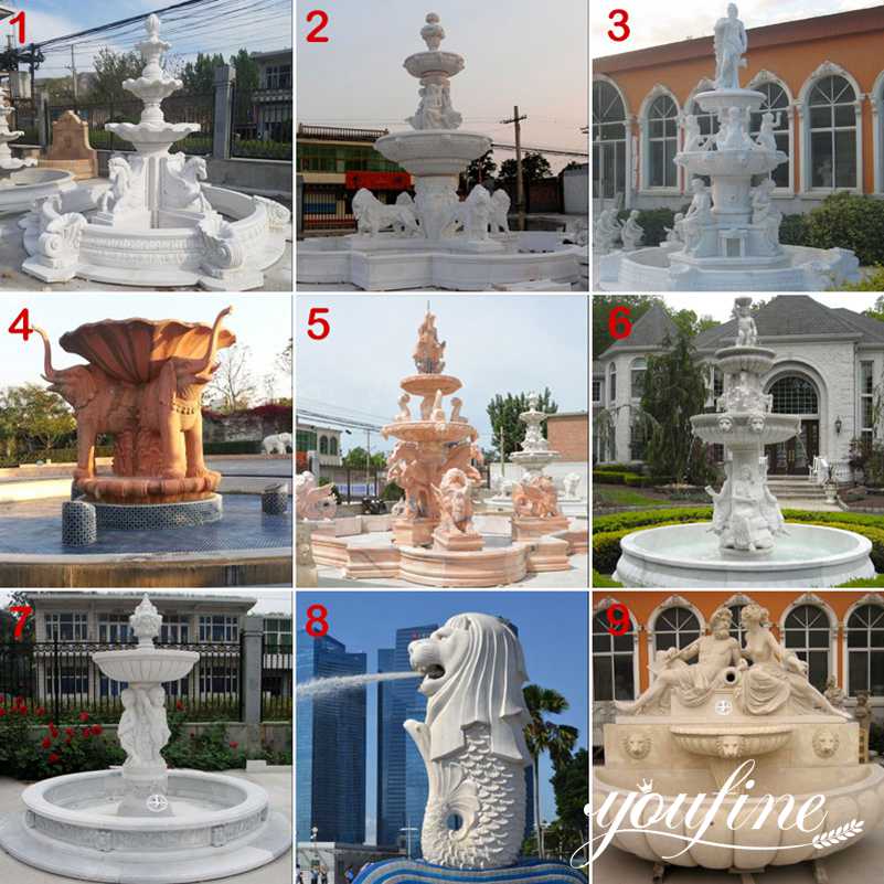 marble garden fountain
