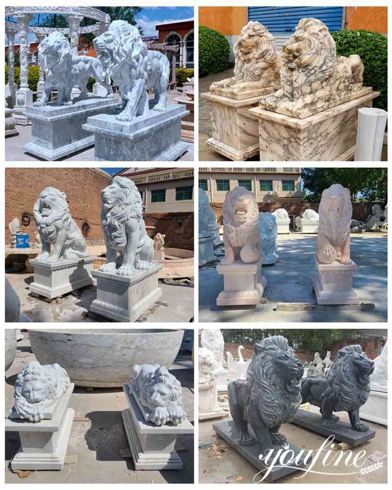 marble lion statue for sale
