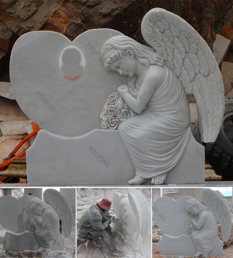 weeping angel headstones for graves