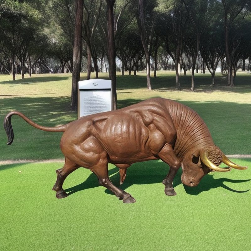 Bronze Bull Statue