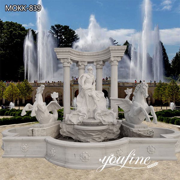 Classic Outdoor Marble Trevi Fountain Garden Decor for Sale MOKK-839