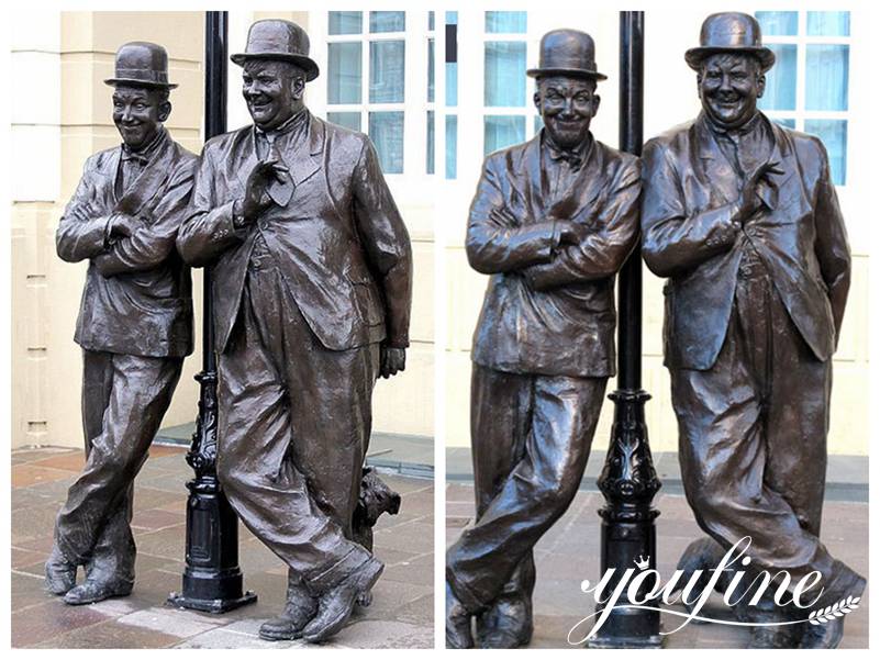 Famou Laurel and Hardy Statue for Sale