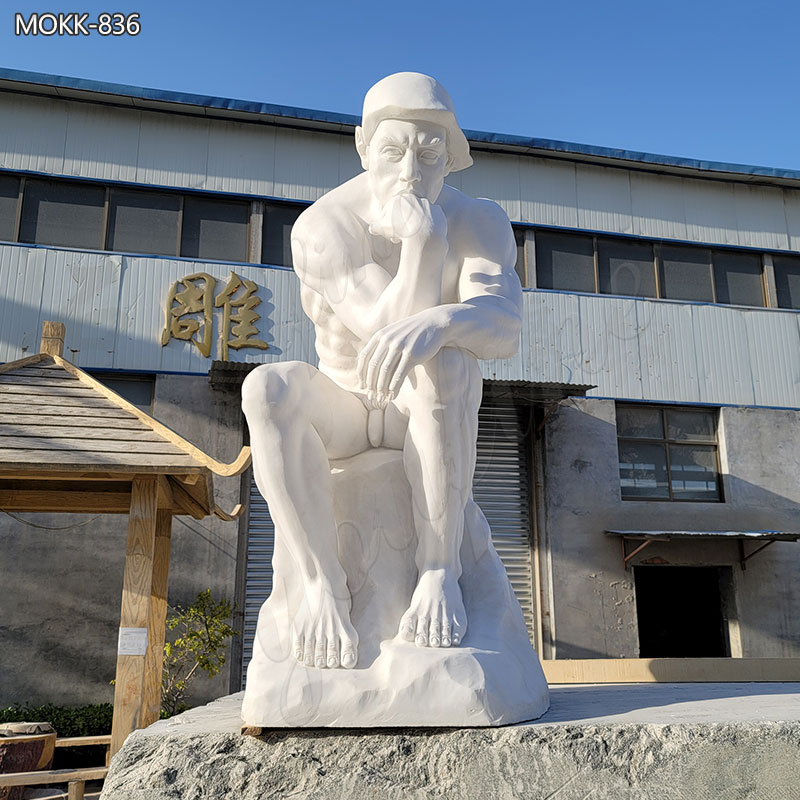 Famous-Rodin-Sculpture-the-Thinker-Marble-Statue-for-Sale-3