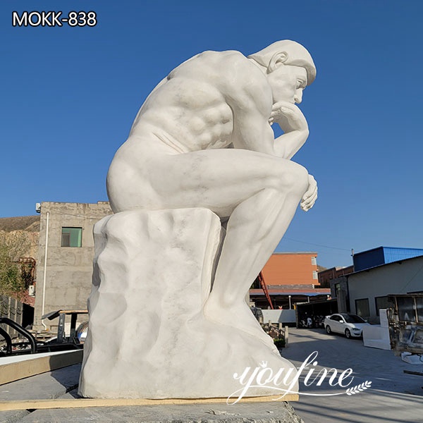 Famous Rodin Sculpture the Thinker Marble Statue for Sale MOKK836YouFine Sculpture