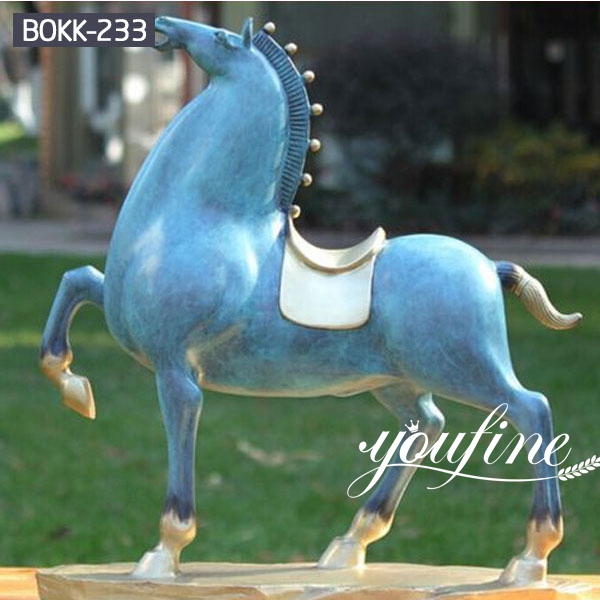 Large Bronze Tang Horse Statue Garden Decor for Sale BOKK-233