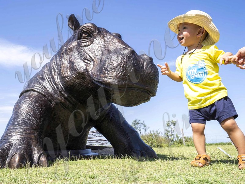 hippo sculpture nyc-YouFine Sculpture