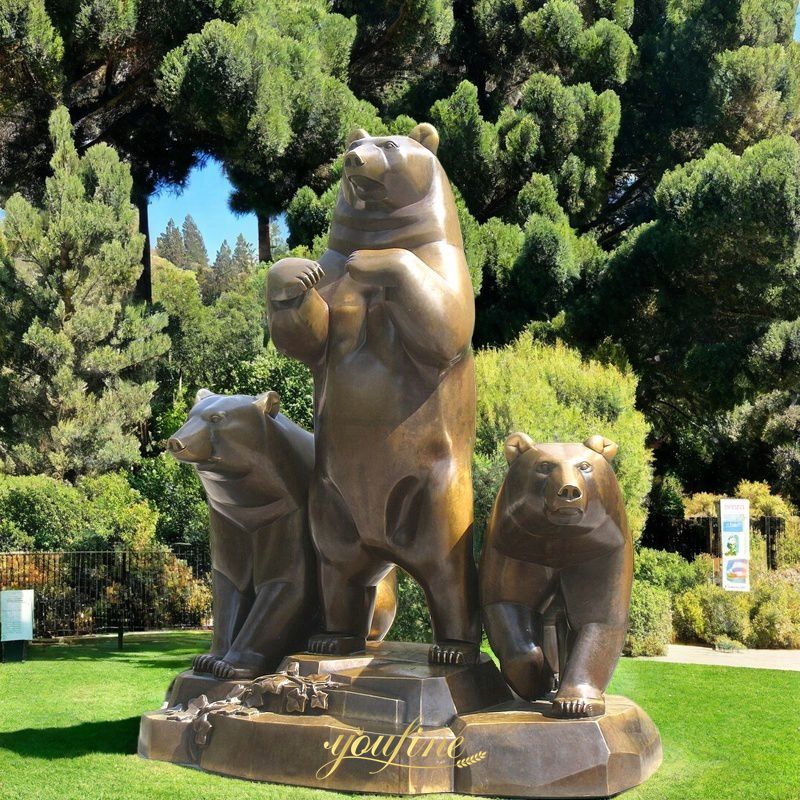 large mama bear statue
