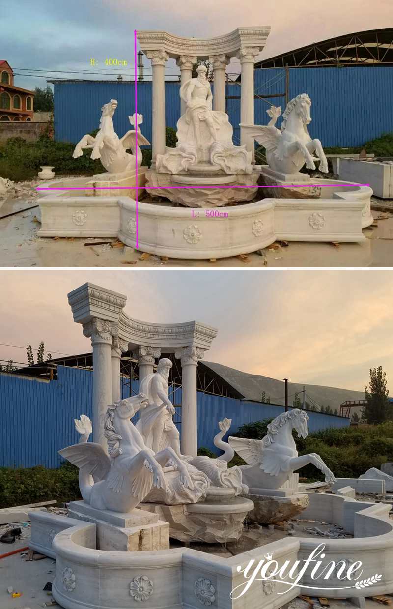 large modern outdoor fountains