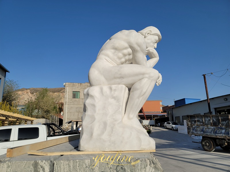 the Thinker Marble Statue