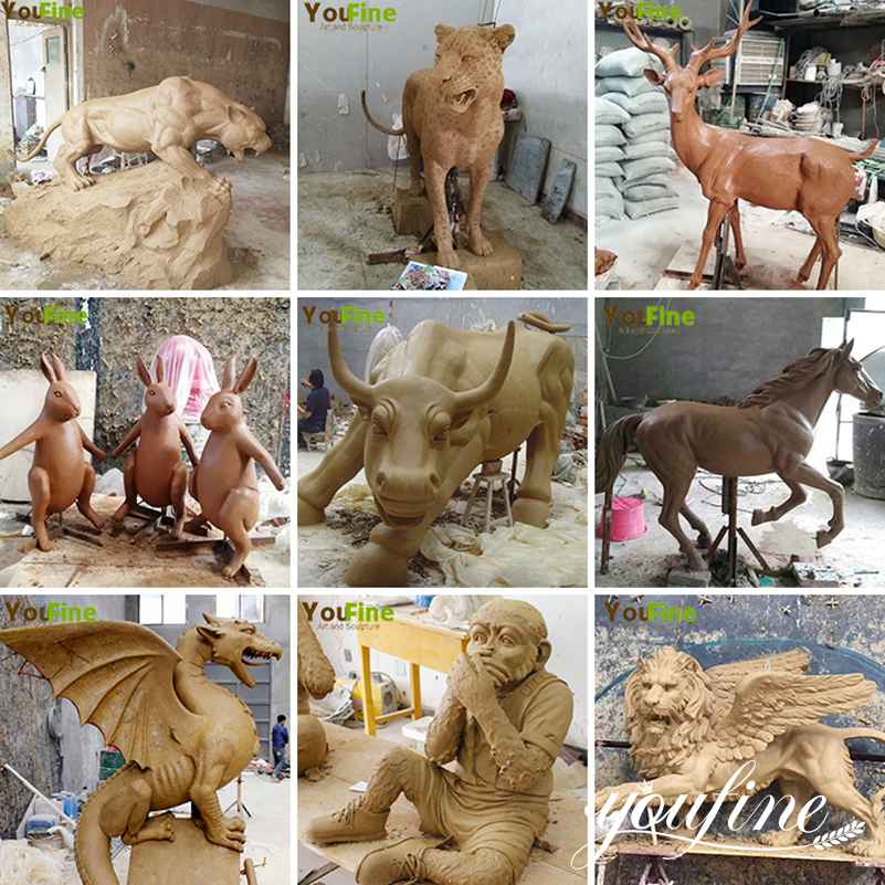 Bronze animal statues for sale