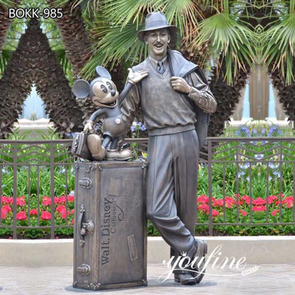 Custom Bronze Disney Storytellers Statue Theme Park Decor for Sale