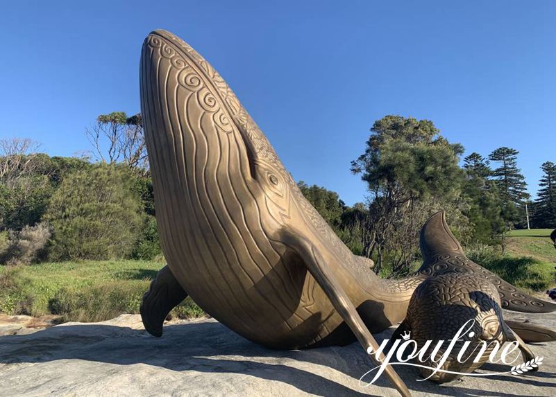 Whale Sculpture Details: