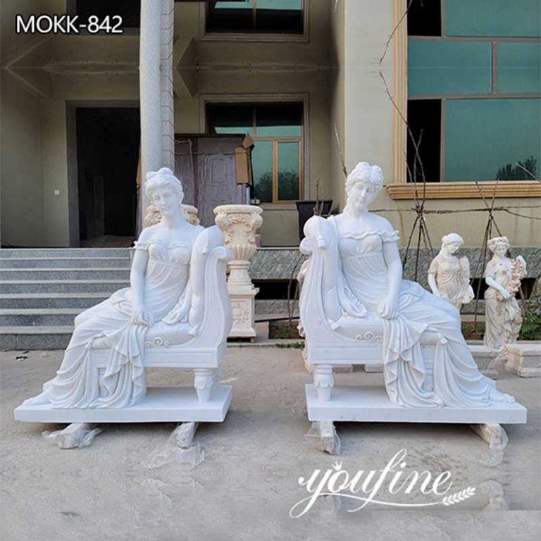 Famous Greek Art Marble Aphrodite Pan and Eros Statue for Sale MOKK283