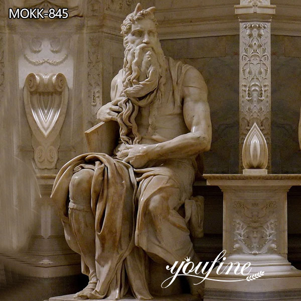 Famous Marble Statue Moses by Michelangelo for Sale MOKK-845