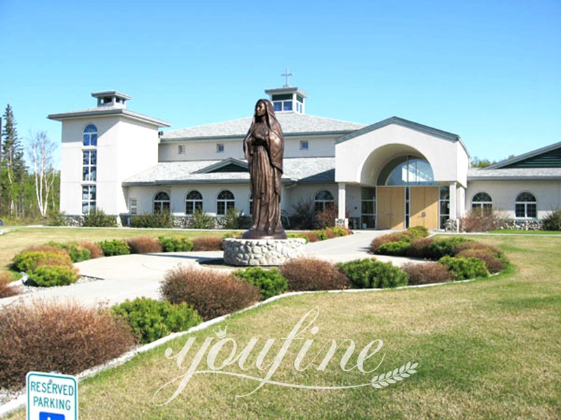 Mary-Bronze-statue-YouFine Sculpture