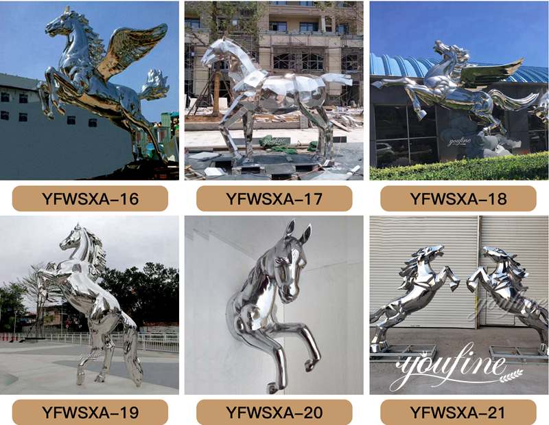 Metal animal statue