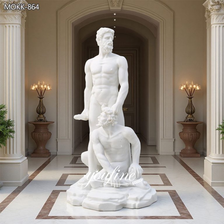 Renaissance Large Marble Hercules and Cacus statue for Sale MOKK-846