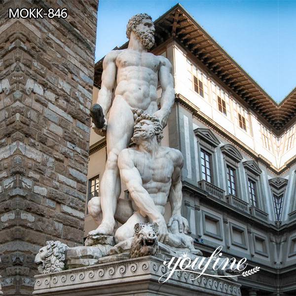 Renaissance Large Marble Hercules and Cacus statue for Sale MOKK-846