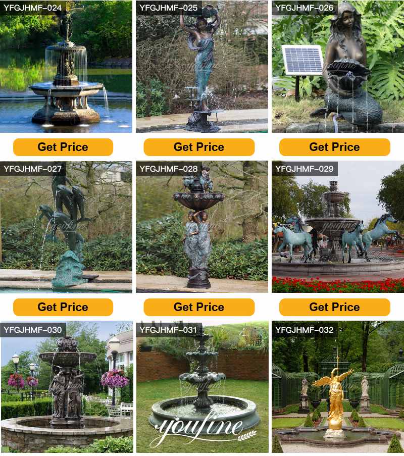 bronze statues fountain for sale