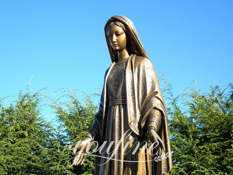 bronze virgin mary garden statue-YouFine Sculpture