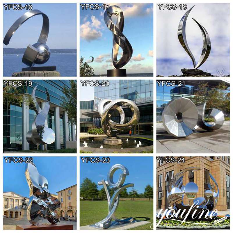 large metal garden sculptures