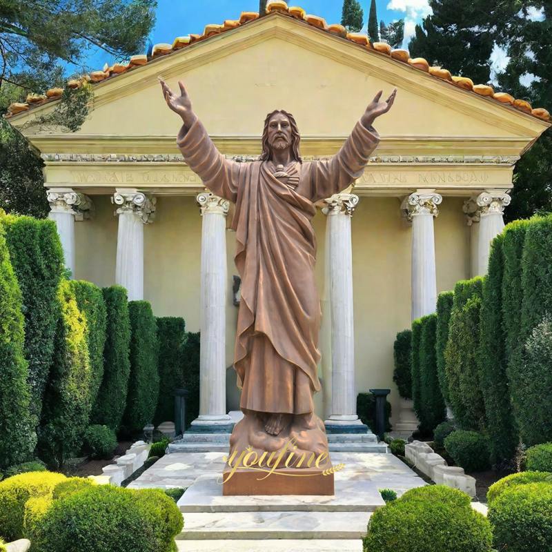 life size bronze statue of jesus