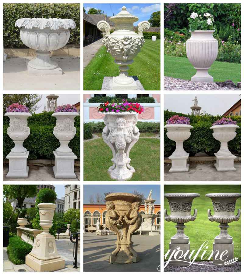 marble flower pot for sale