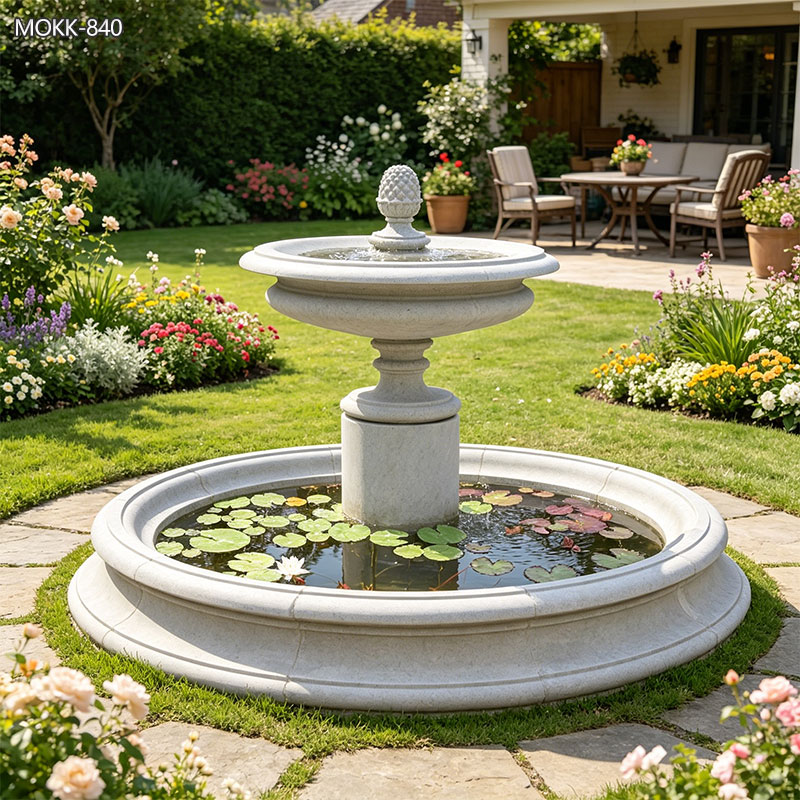 marble simple fountain