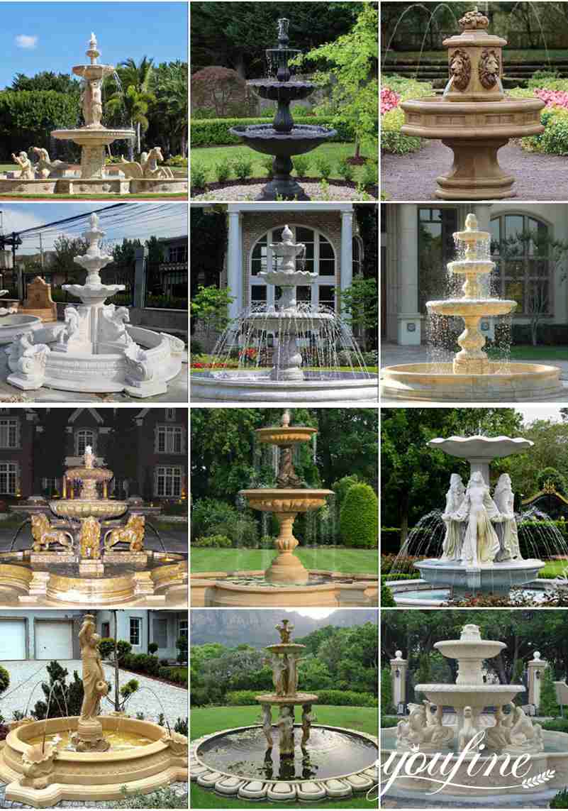 marble water fountain for sale